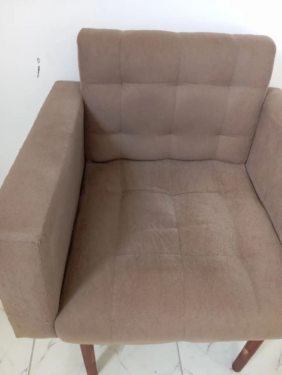 Poltrona suede 