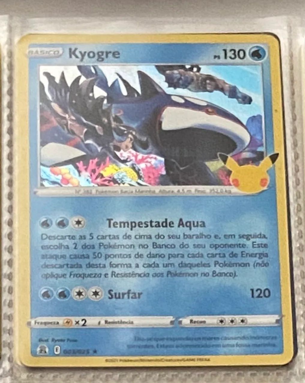 Lata com 1 Carta Pokémon  - Foto 2