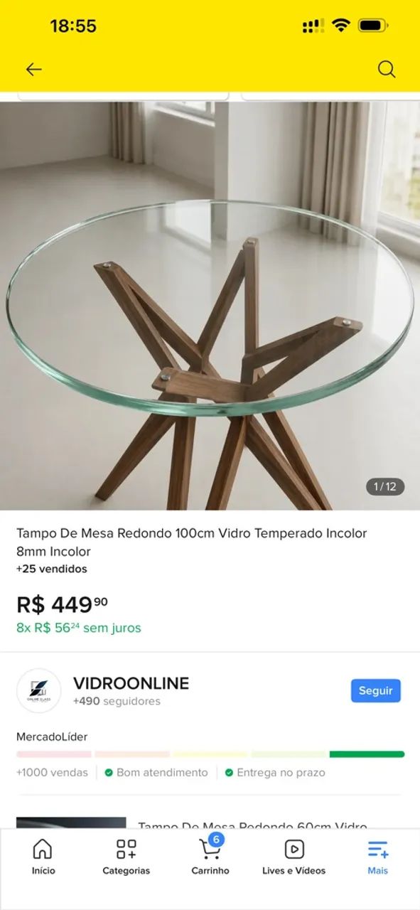 Jogo de mesa pouco usado - Foto 4
