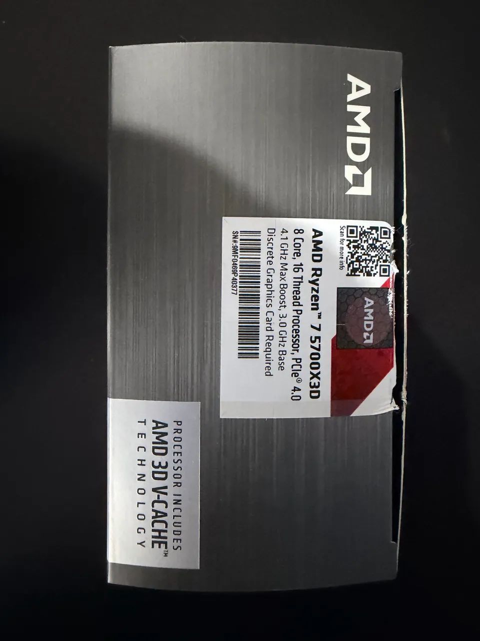 Processador AMD Ryzen 7 5700x3d - Foto 2