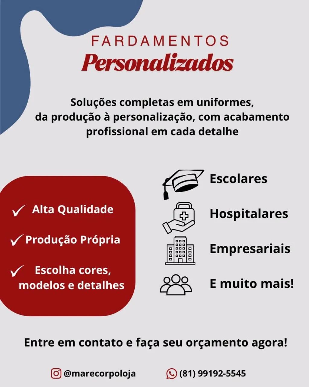Fardamentos Personalizados