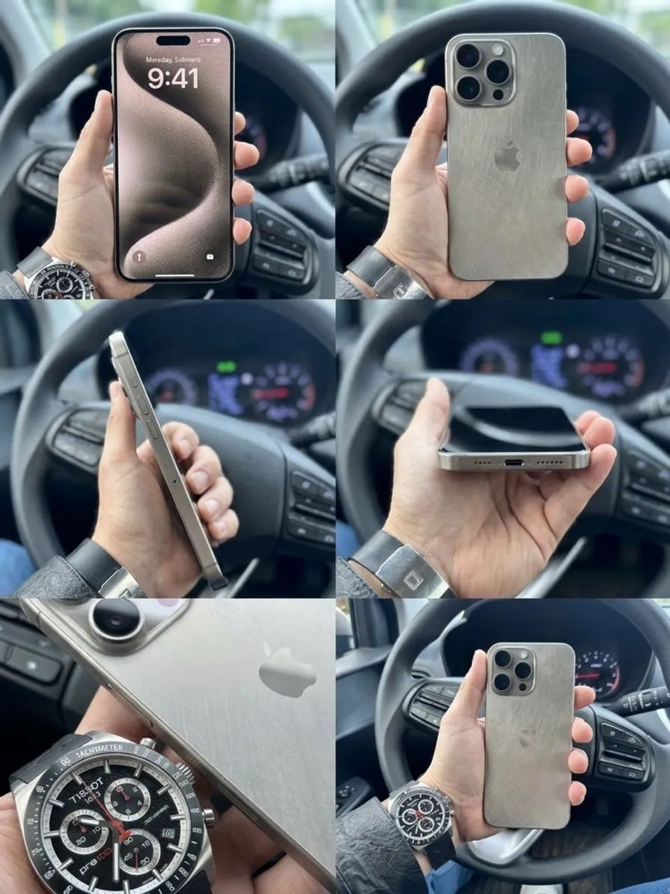 iphone 15 pro max natural titânio 256Gb - Foto 4
