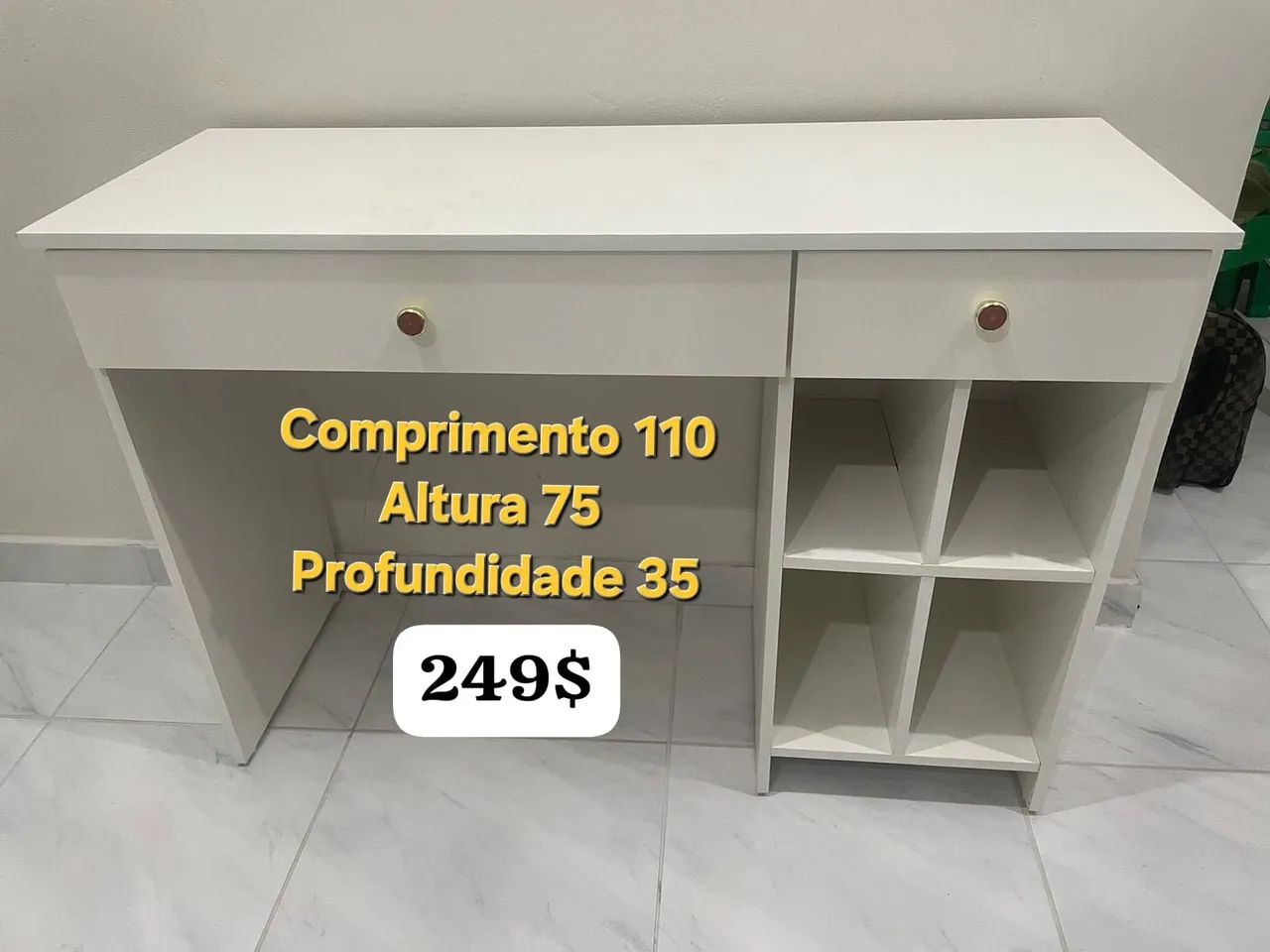 Escrivaninha mdf apronta entrega 