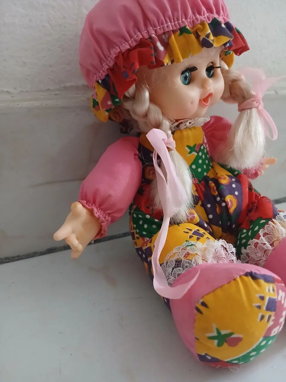 Boneca de pano estilo moranguinho - Foto 2