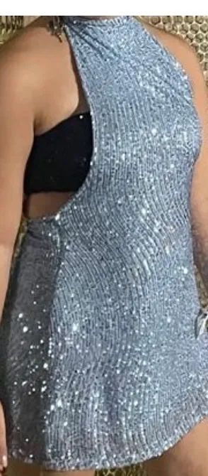 Vestido paête azul  - Foto 2
