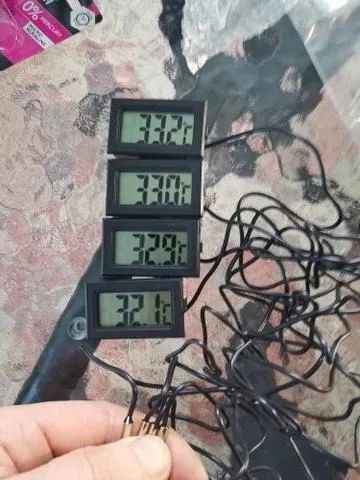 termostato digital Termômetro Lcd Aquário Ambiente Sensor Externo  - Foto 2