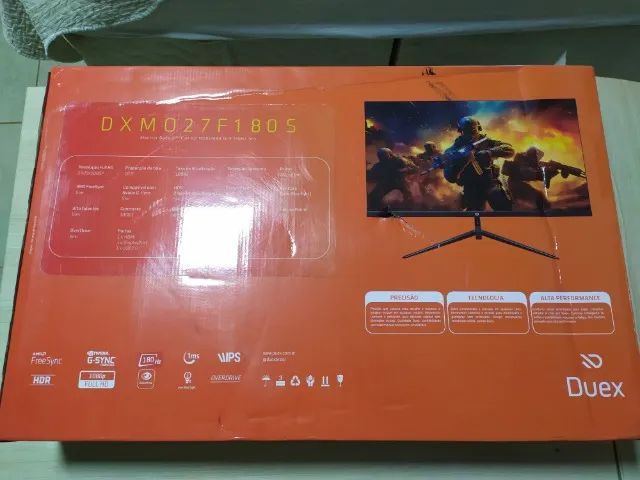 Monitor Gamer Duex 27", Full HD, 180Hz, 1ms, IPS, Adaptative-Sync, HDR 10, HDMI e DisplayP - Foto 2