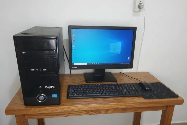  Pc Core i3 4 GB RAM HD 500GB Monitor 19 Polegadas Completo para estudos trabalho e laser