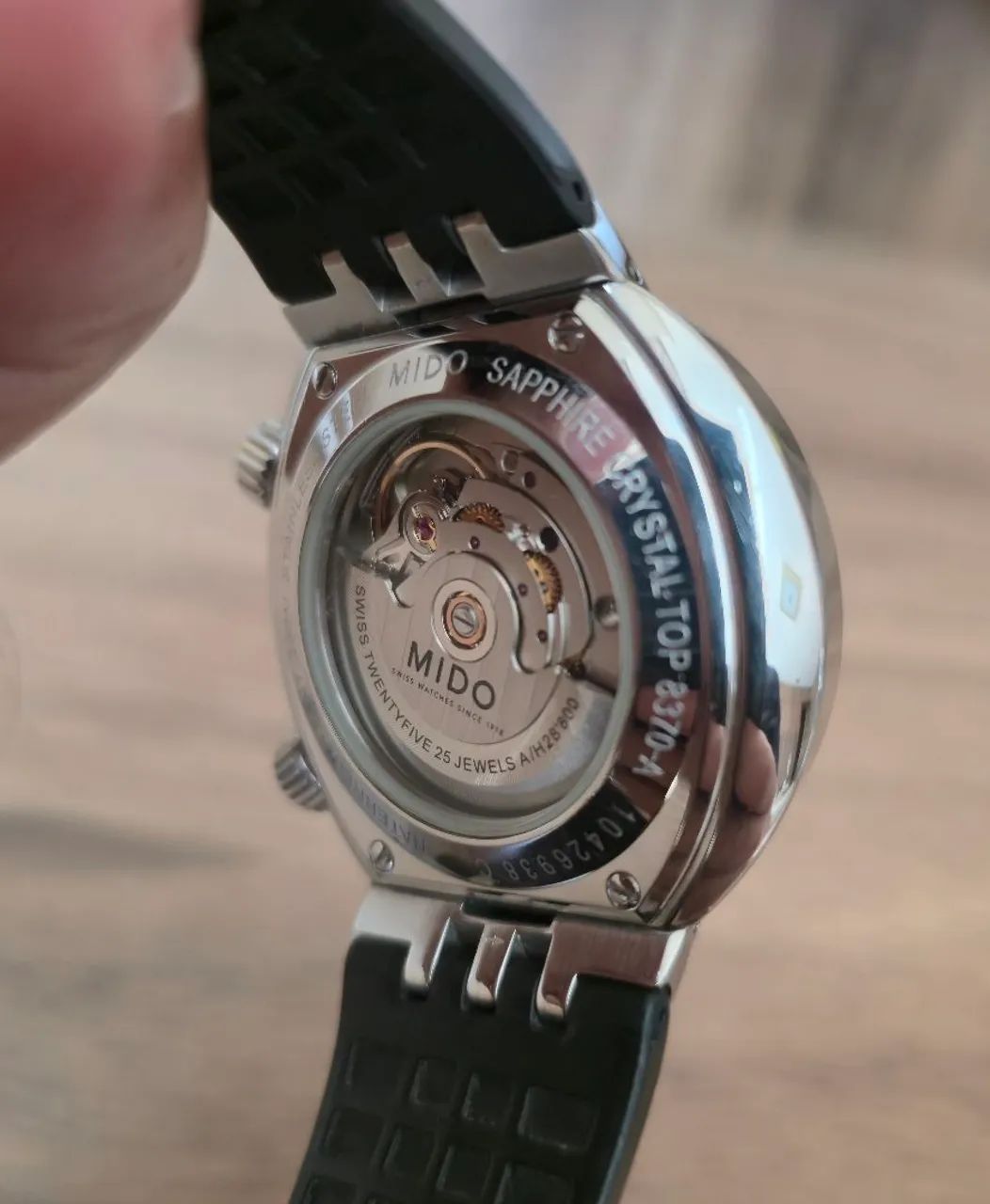 Relógio Mido All Dial Diver Automático (Mostrador Preto e verde) Modelo Raro - Foto 2