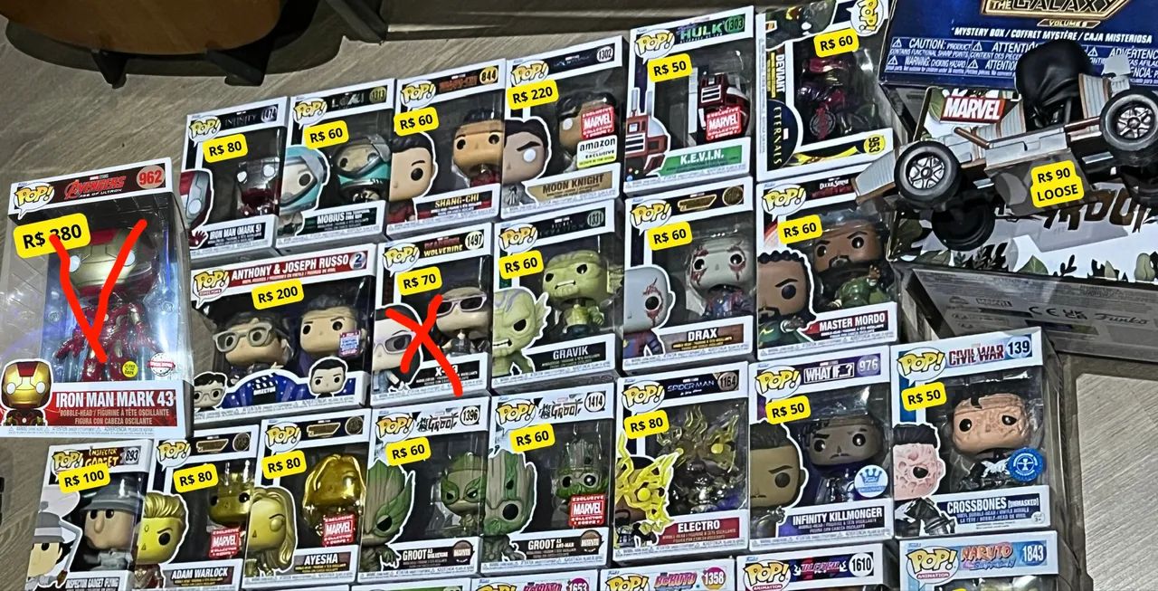 Funko Pop Marvel Naruto Boruto Bleack One Piece DC Stranger Things
