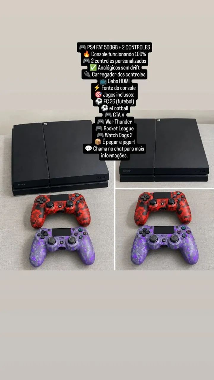 Vendo PS4 FAT 500gb 