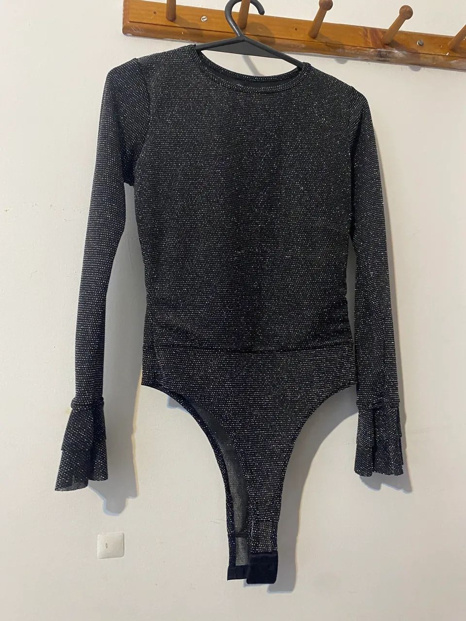 Body preto com lurex