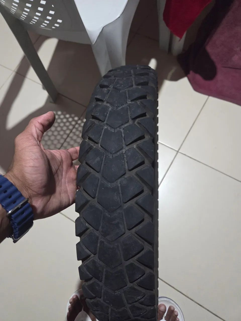 Pneu vipal meia vida para bross, xre, crosser, lander