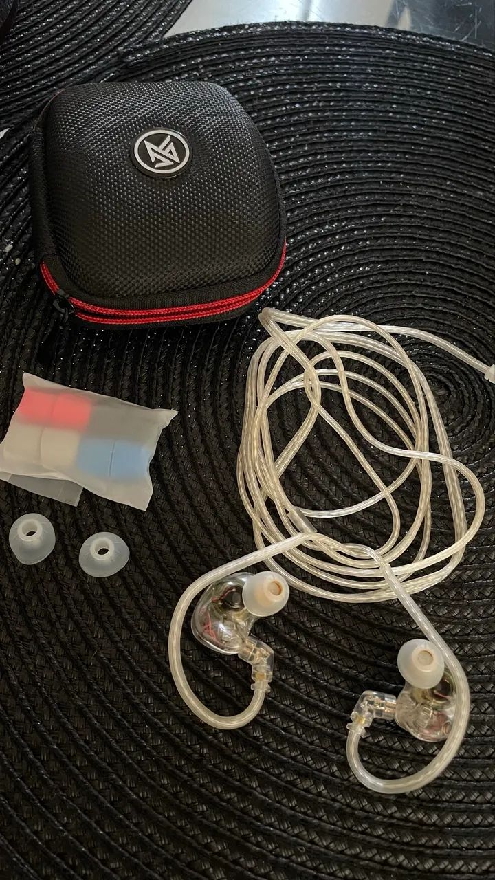 Fone de ouvido kz zax com case - Foto 3