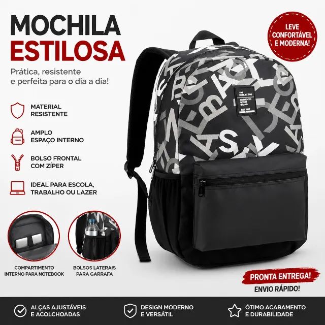 MOCHILA JUVENIL MASCULINA 18?