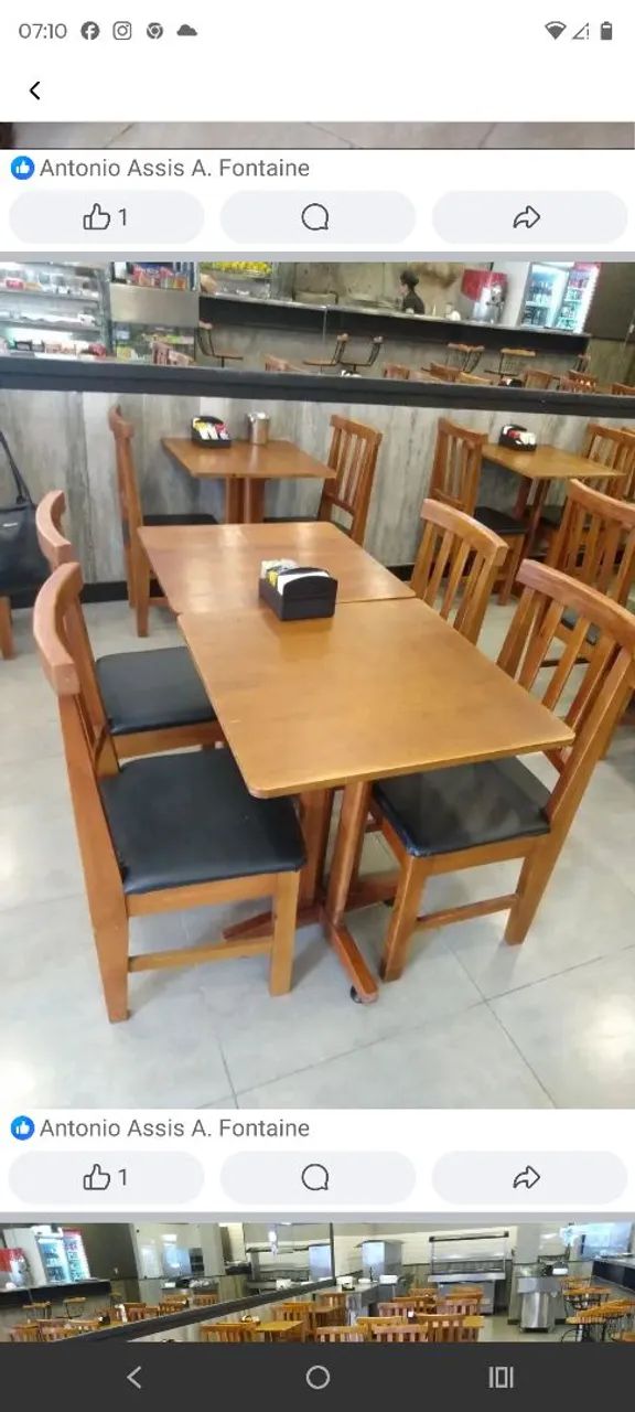 Mesas e cadeiras para lanchonete e restaurante  - Foto 5