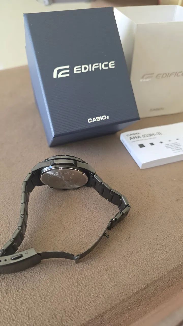 Vendo relógio Casio Edifício Solar EQS-940DC - Foto 4