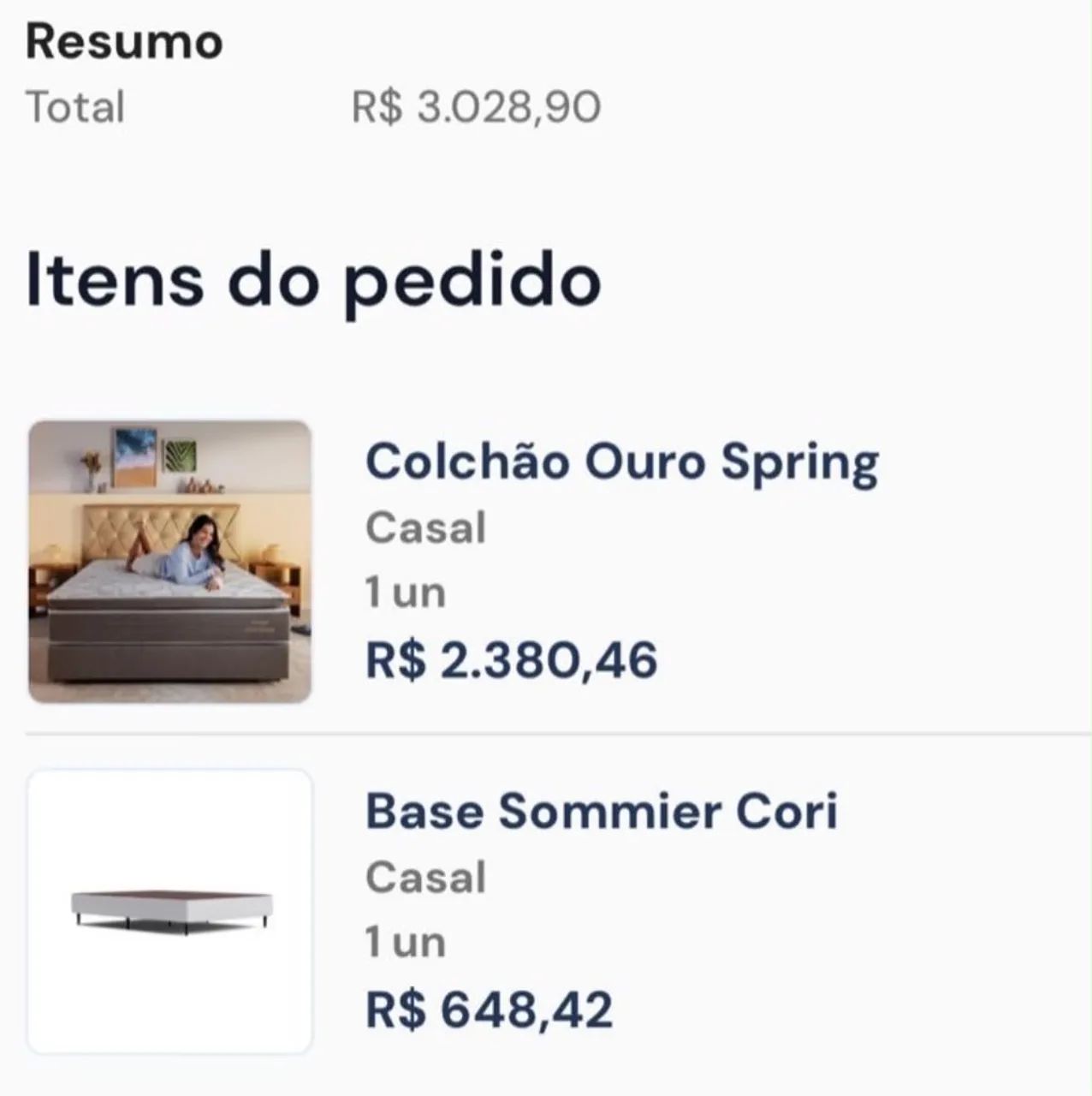 Colchão Ouro Spring casal Ortobom NOVO + base - Foto 3