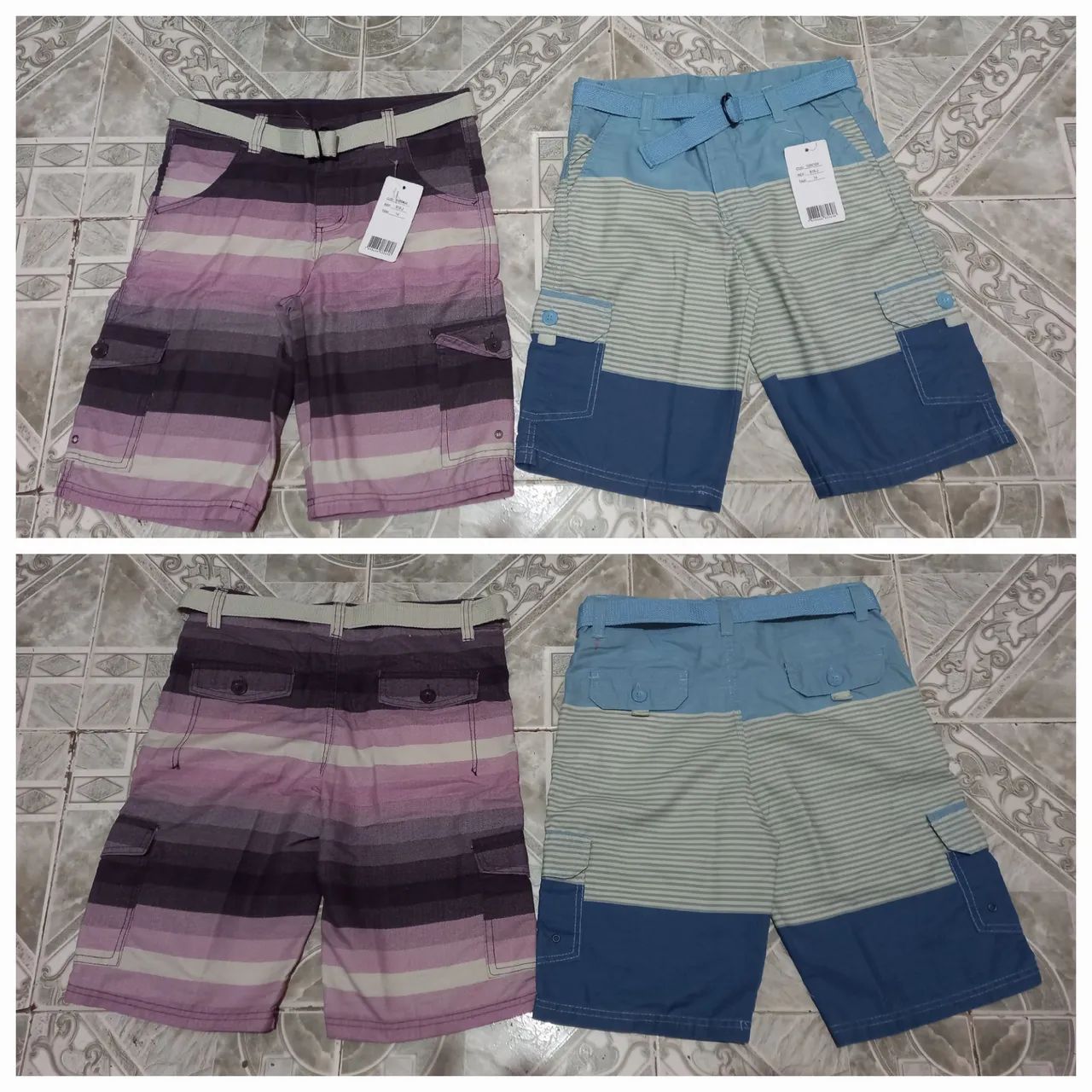 Lote 3 Bermudas masculina tam14 - Foto 2