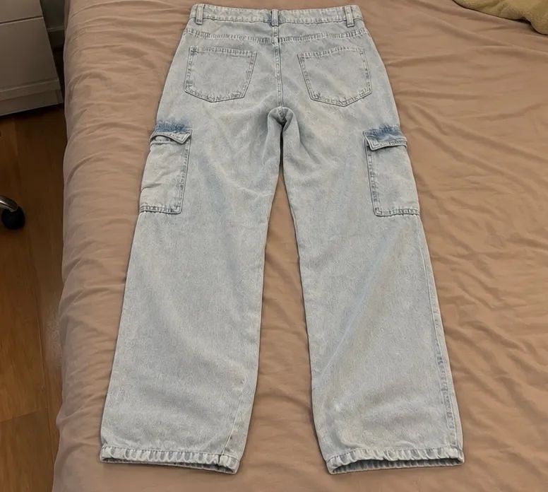 Calça jeans baggy 38 - Foto 4