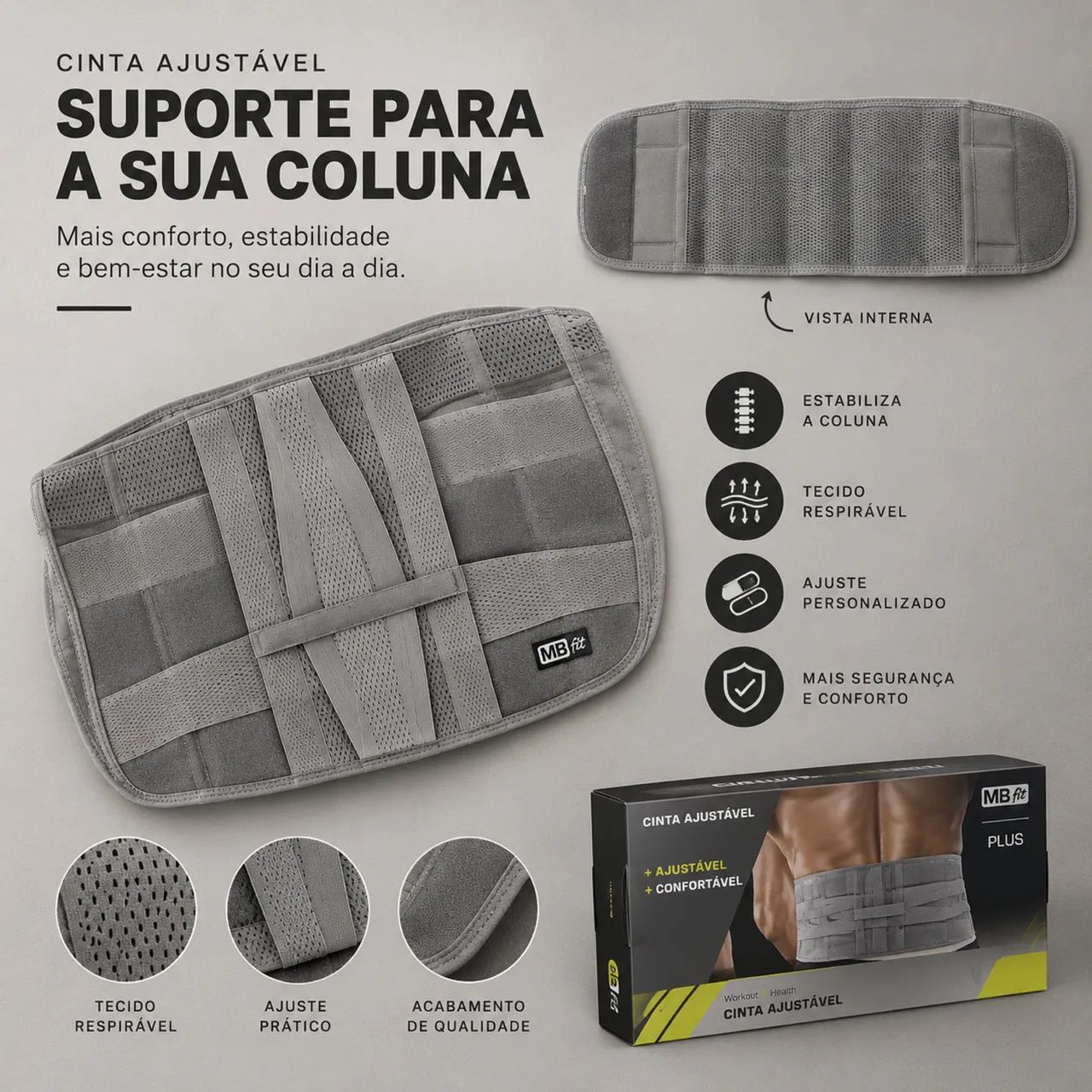 Cinta ortopédica 
