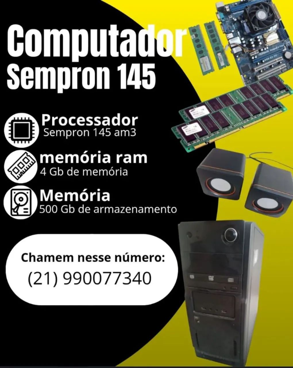 Vendo computador pra uso doméstico