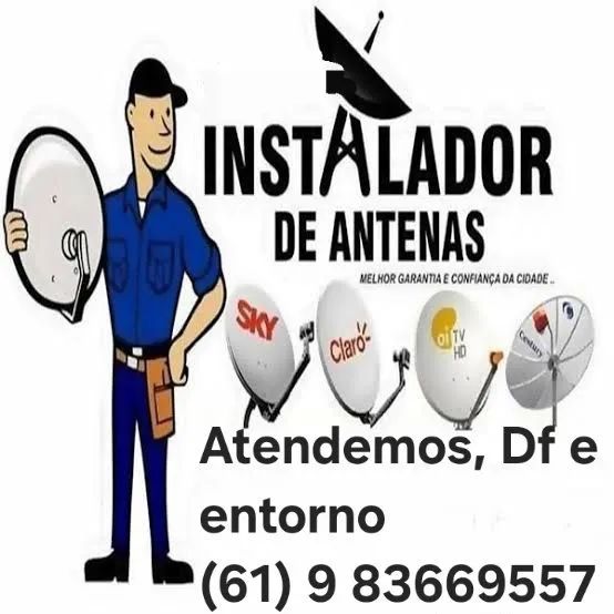 Antenas sky ,claro ,oi , vivo e digital 