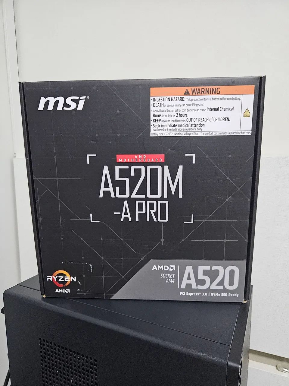 Placa Mãe Msi A520M-A Pro - Foto 3
