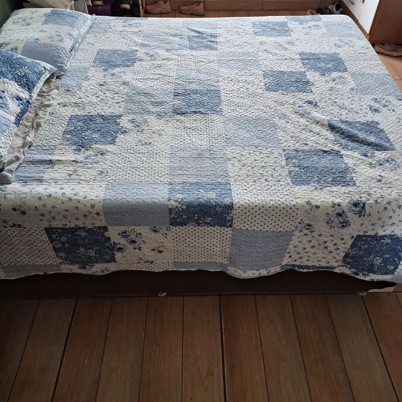 Urgente  Cama box  com baú  queen size - Foto 2
