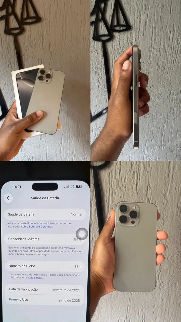 IPHONE 16 PRO MAX 256GB MUITO NOVO - Foto 5
