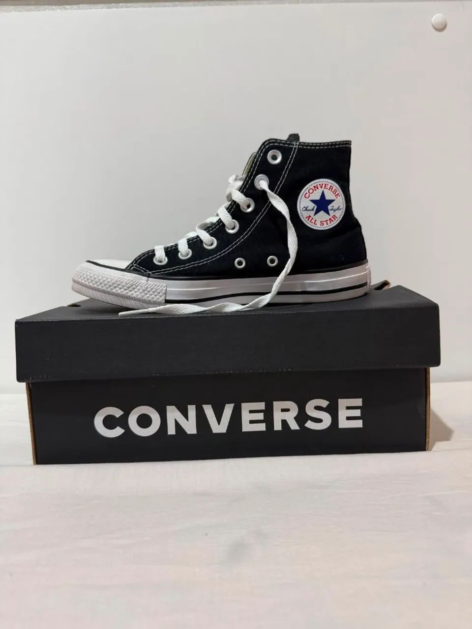 All Star Converse Preto Cano Alto 