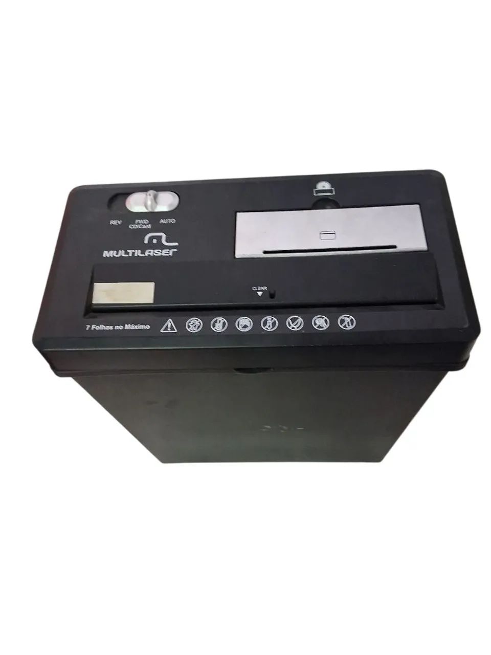 fragmentadora de papel multilaser of003 com cesto 110v