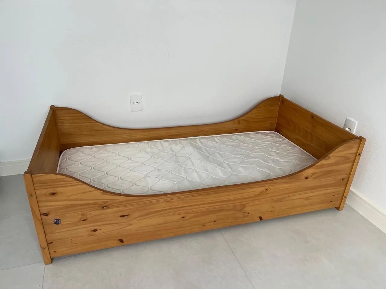 Cama de criança de pinus da tok stok