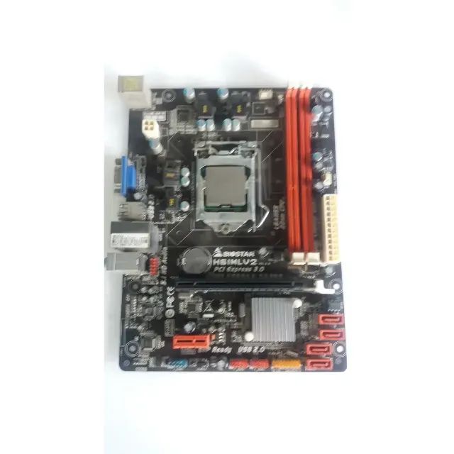 Placa Mãe H61mlv2+processador