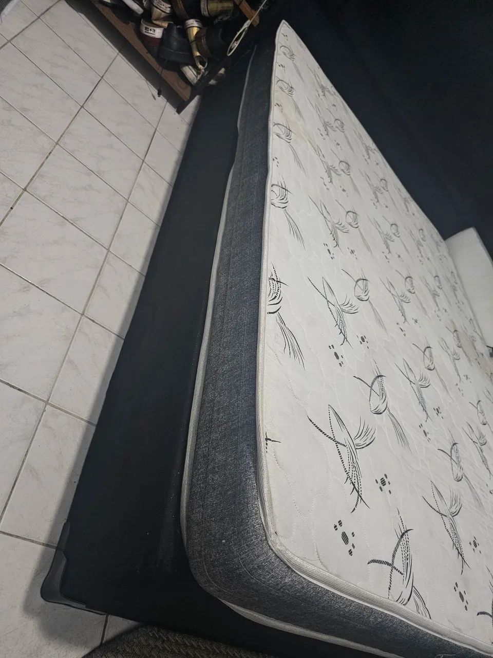 Cama box casal com colchão - Foto 2