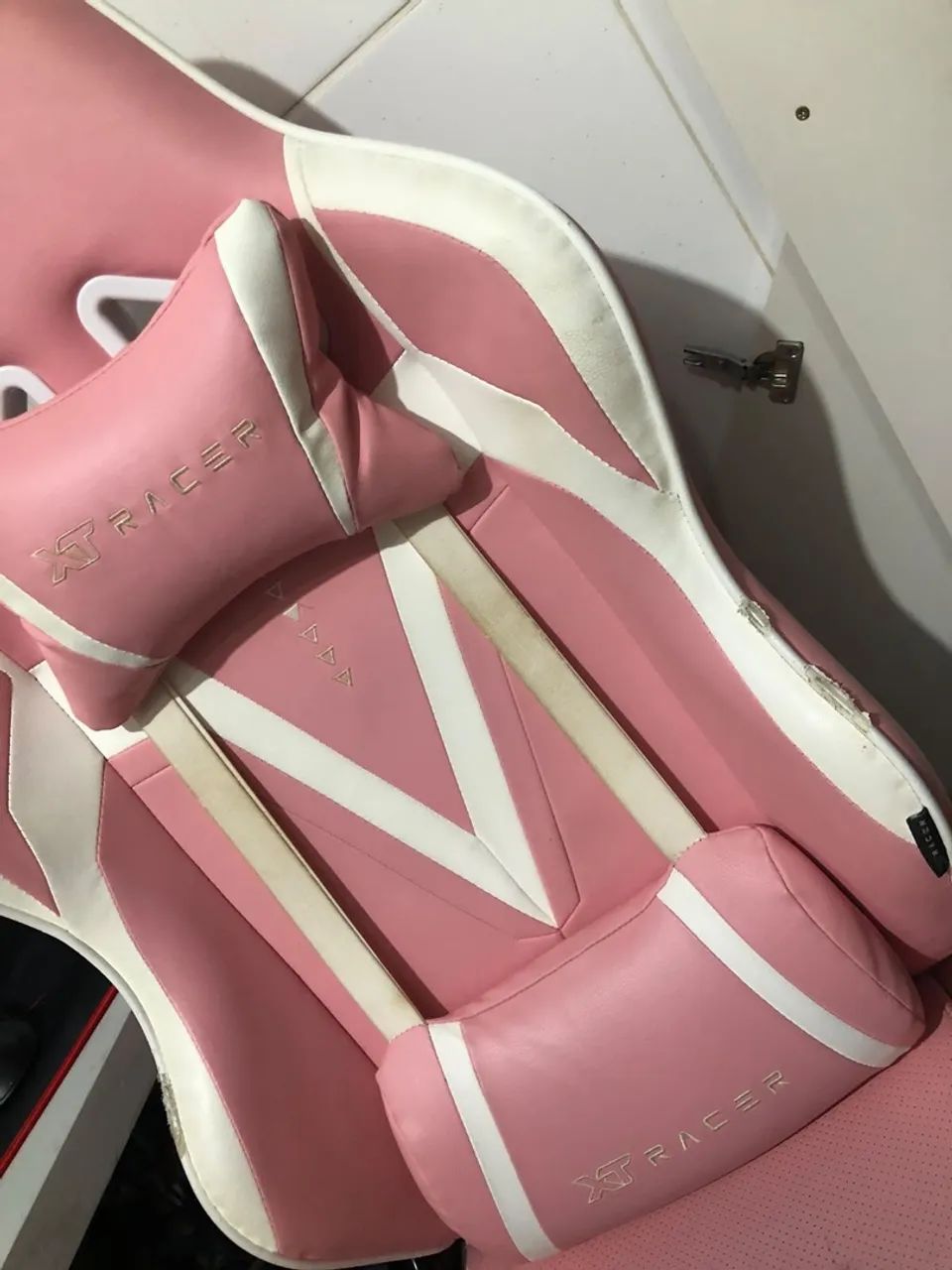 Cadeira gamer xtracer rosa. - Foto 3