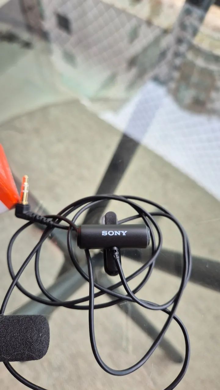 Microfone Lapela Sony ECM-LV1 + Adaptador P2 - Foto 3
