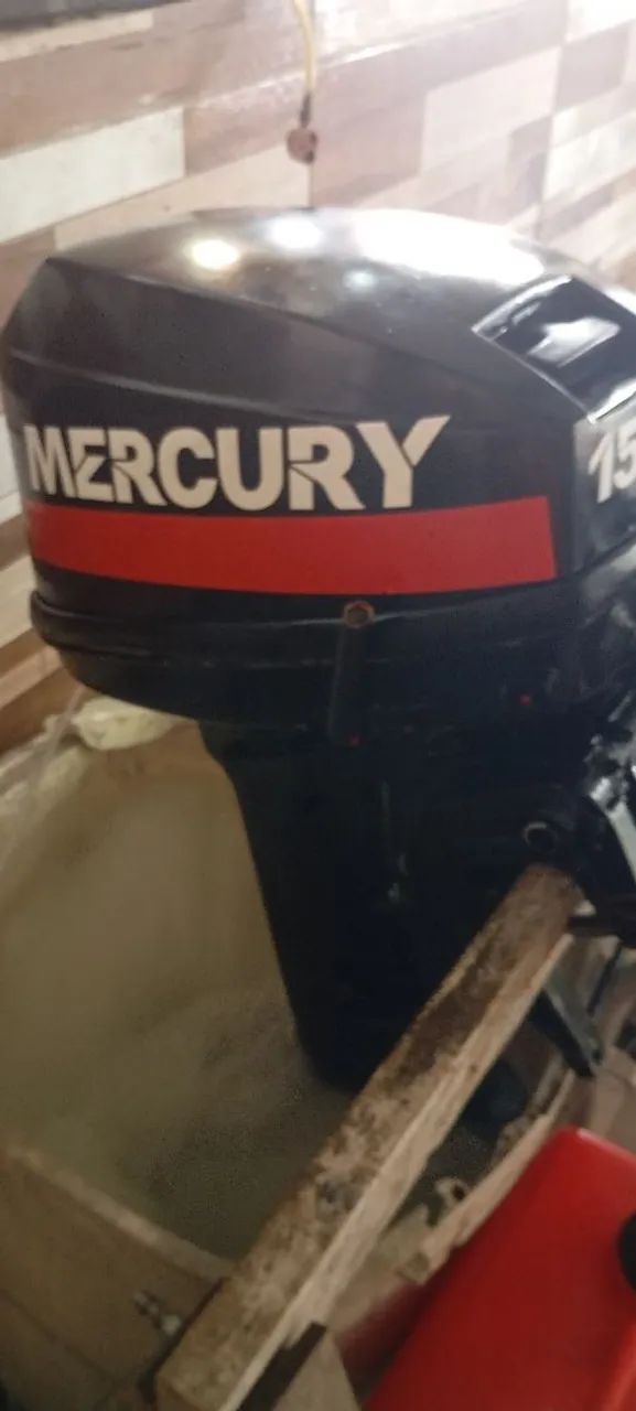 Motor Mercury 15hp 5 mil  - Foto 4
