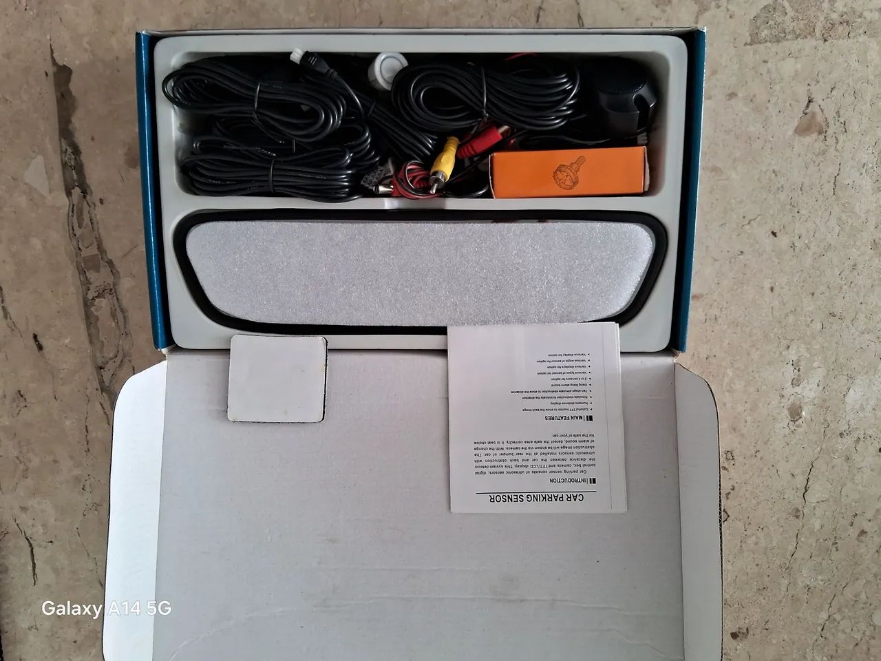 Sensor de Estacionamento com Câmera Tela Retrovisor - Foto 3
