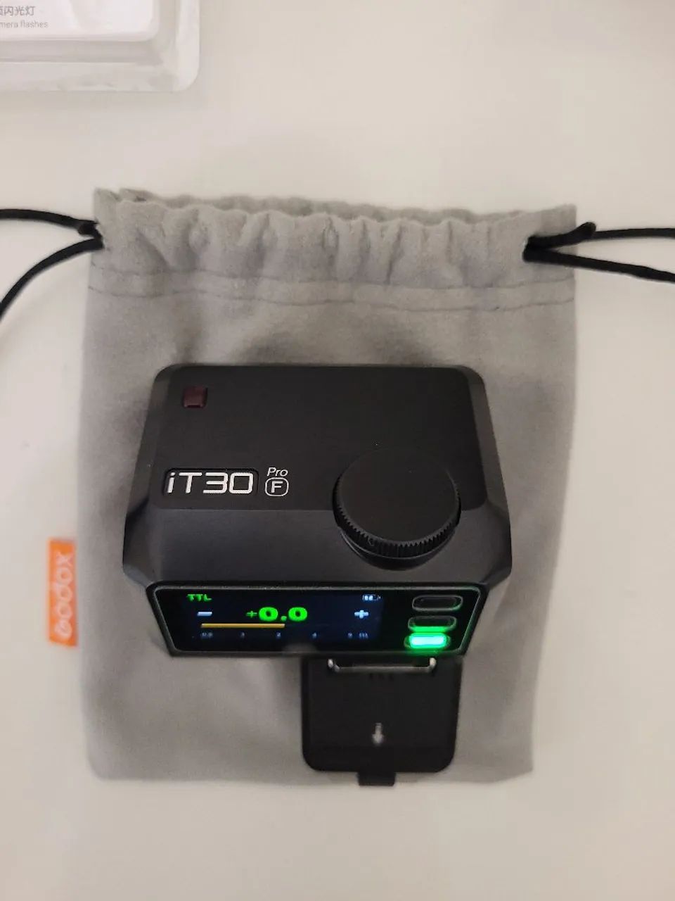 Kit Flash Godox iT30 Pro F (Fujifilm) Com Adaptador TTL Riser  TR-F fuji - Foto 3