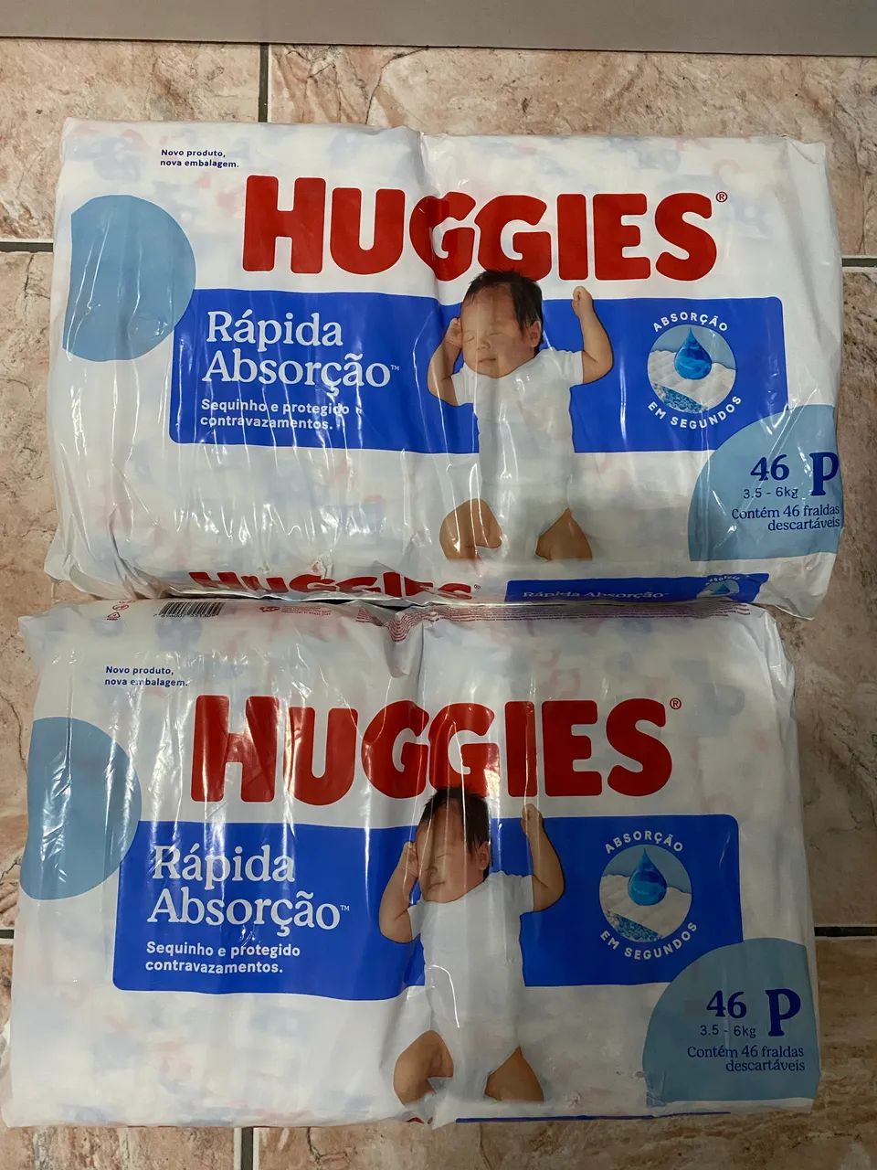 Fralda Huggies P (pacote 46)