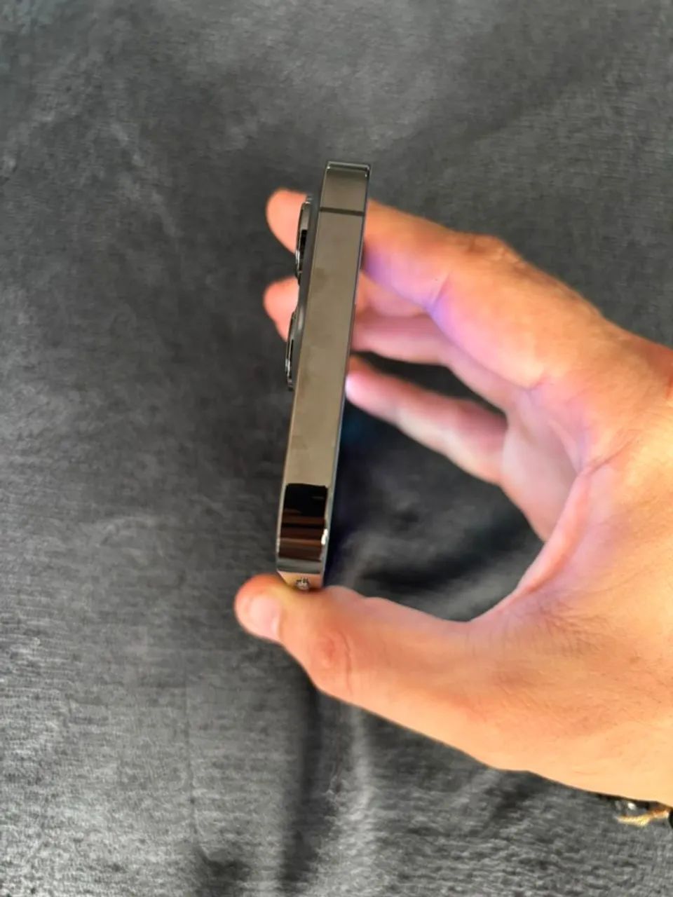 iPhone 13 Pro 256GB Graphite Impecável Sem Marcas Bateria 84% - Foto 4