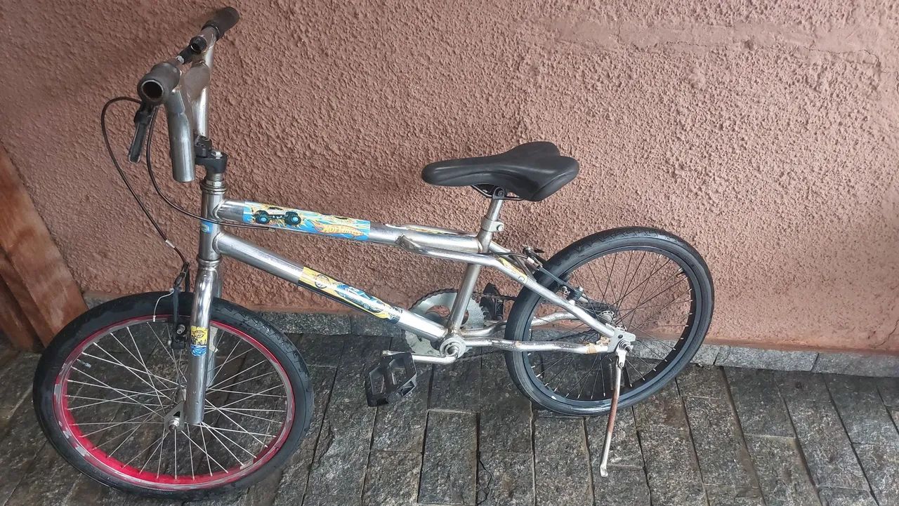 Bicicleta BMX Infantil Cromada Aro 20 (usada) - Foto 3