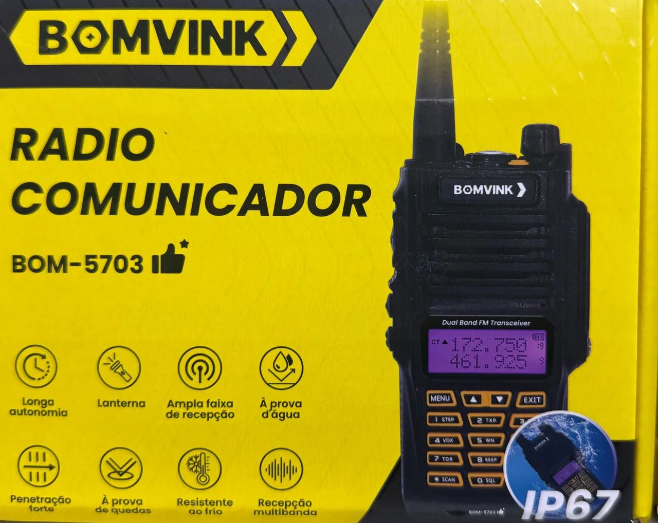 RADIO COMUNICADOR WALKIE-TALKIE REF: BOM-5703
