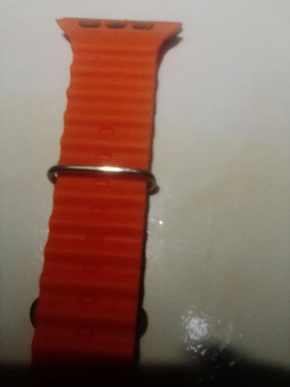 Pulseira avulsa sobressalente para smartwatch  cor laranja  - Foto 2