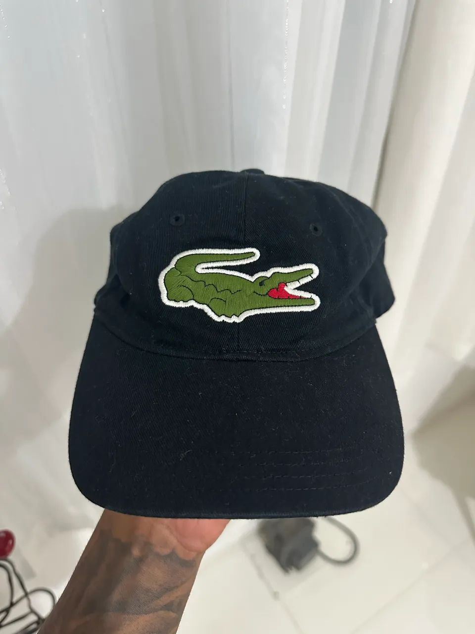 Boné Lacoste big croco