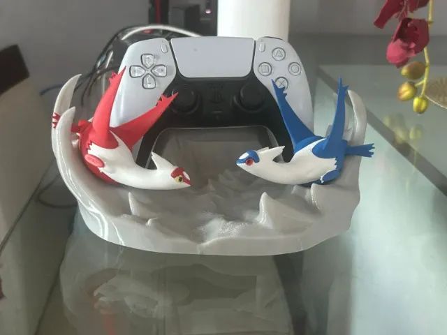 Suporte para Controle Diorama Pokemon Latios e Latias - Foto 3
