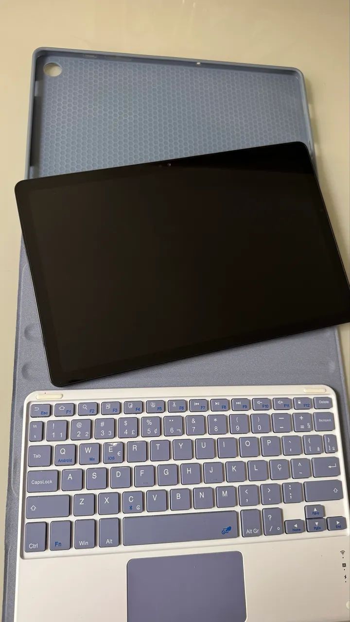 Samsung Galaxy Tab A9+ 5G + Capa com Teclado + Caixa - Foto 3