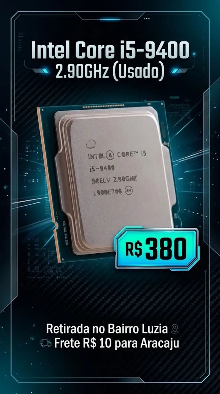 Processador Intel Core i5-9400 2.90GHz Usado