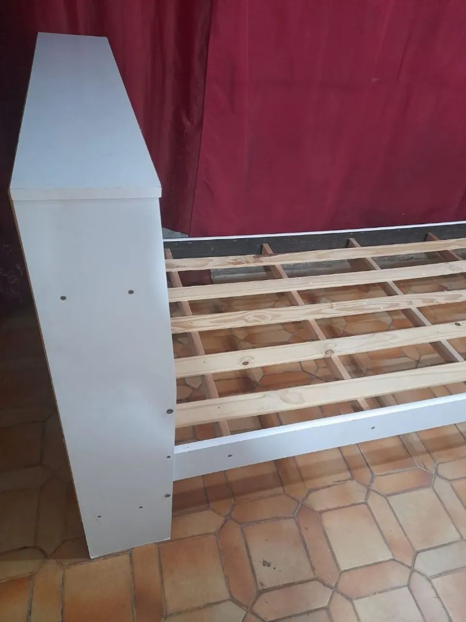 CAMA SOLTEIRO COM BAÚ ÓTIMO ESTADO ! ! !  - Foto 4